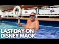 5 Night Disney Magic Cruise | EMOTIONAL Last Day at Sea | Pool Time | Disney Cruise Vlog | June 2023