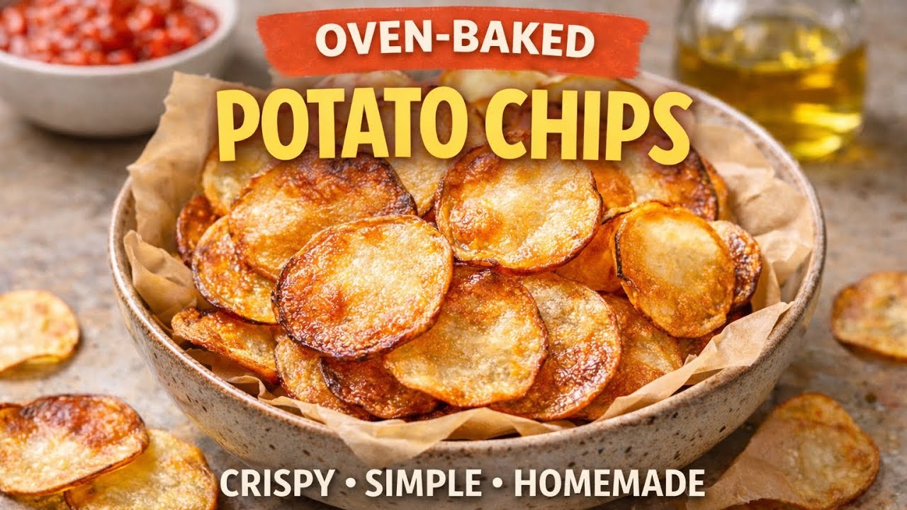 🥔 OVEN-BAKED POTATO CHIPS