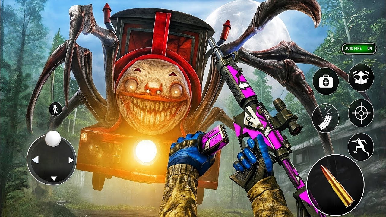 Scray Train Game Scary Train FPS Shooting Games Android Gameplay - YouTube