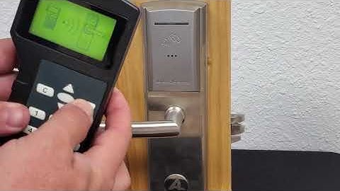 ALS1 -  Programming lock with handheld