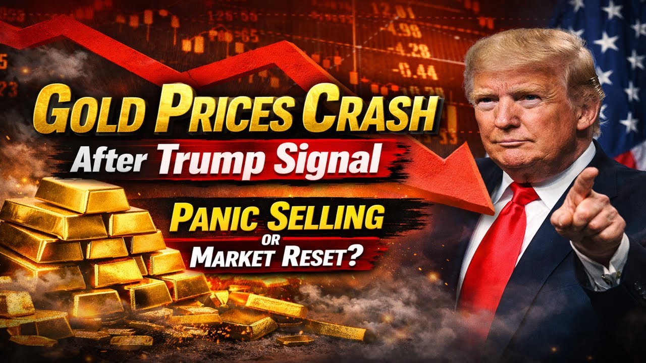 Gold Prices Crash After Trump Signal — Panic Selling or a Planned Market Reset?