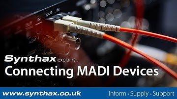 Connecting MADI Devices - Synthax Explains