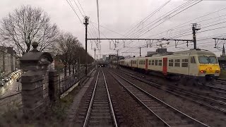 CAB RIDE Belgium Bruxelles Midi  Antwerpen Central NMBS / SNCB MR08 Desiro ML