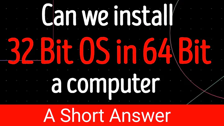 Can I install/run 32 Bit OS on 64 Bit Machine/processor e.g Windows