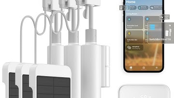 SwitchBot Blind Tilt Automatic Blind Opener 3-Pack & Hub 2- Smart Motorized Blinds