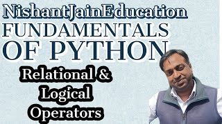 Python_Lec8: Relational and Logical operators.