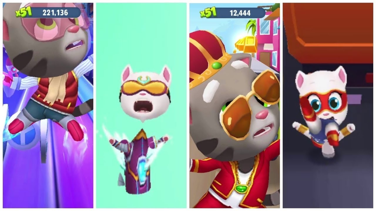 Talking Tom Gold Run - All Best Funny Fails