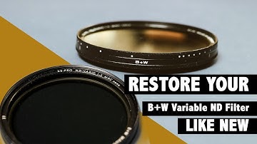 HOW TO FIX your OLD B+W Variable ND filter. (Loose Filter Ring Fix)