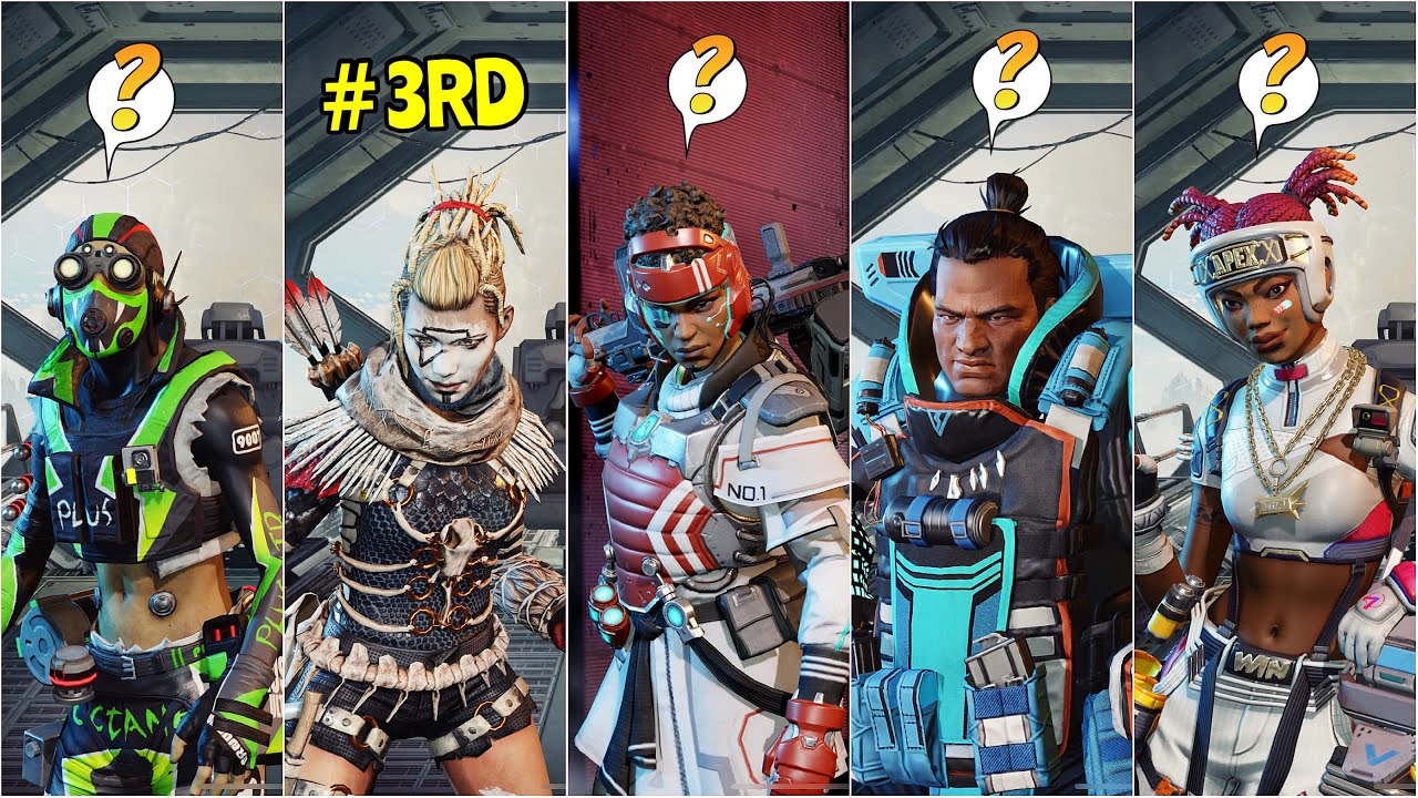 kromatisk gnier arbejde TOP 5* Best Legends in Apex Legends Mobile - YouTube