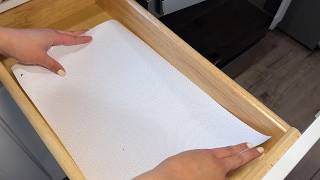 Cabinet Shelf Liner Peel and Stick Self Adhesive Cabinets Paper - 15 7 in x 12 FT Non-Slip White Dr