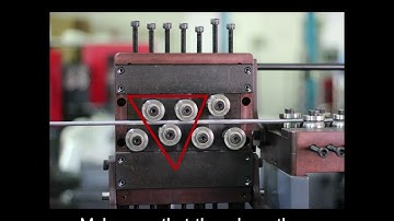 Process 4: Fourth straightening - 3D CNC Wire Bending Machine