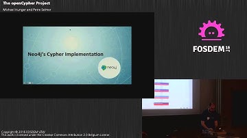 FOSDEM 2016 - Aw1126 - The Opencypher Project