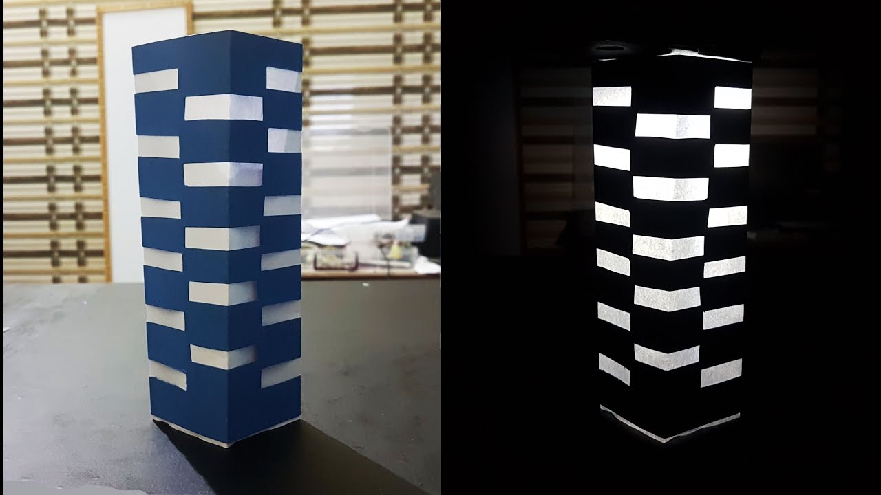 How To Make Paper Night Lamp With Mobile Phone Flash Light You How To Make Paper Night Lamp With Mobile Phone Flash Light