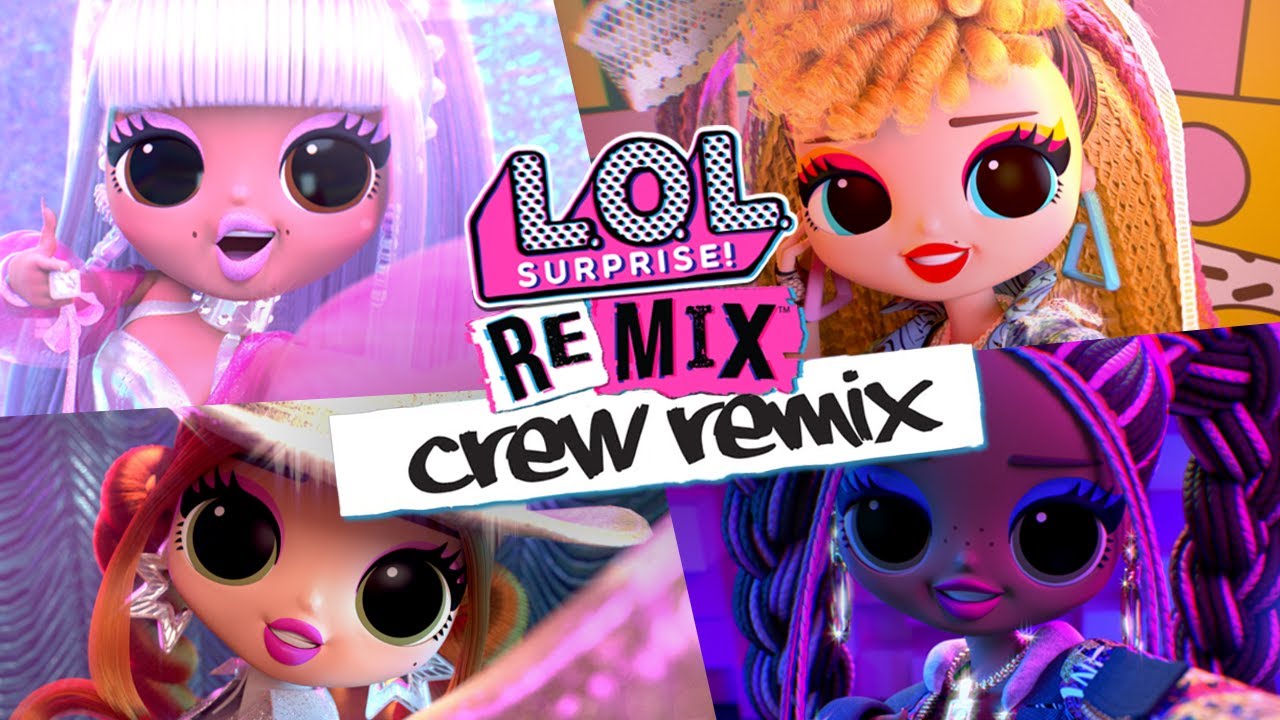 NEW CREW REMIX  Official Animated Music Video  LOL Surprise Remix