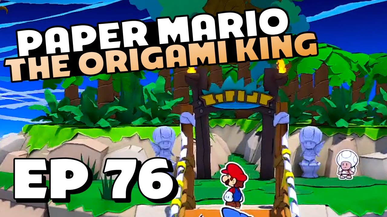 JUNGLE IN THE CLOUDS! Part 76 Paper Mario The Origami King 100 Walkthrough YouTube