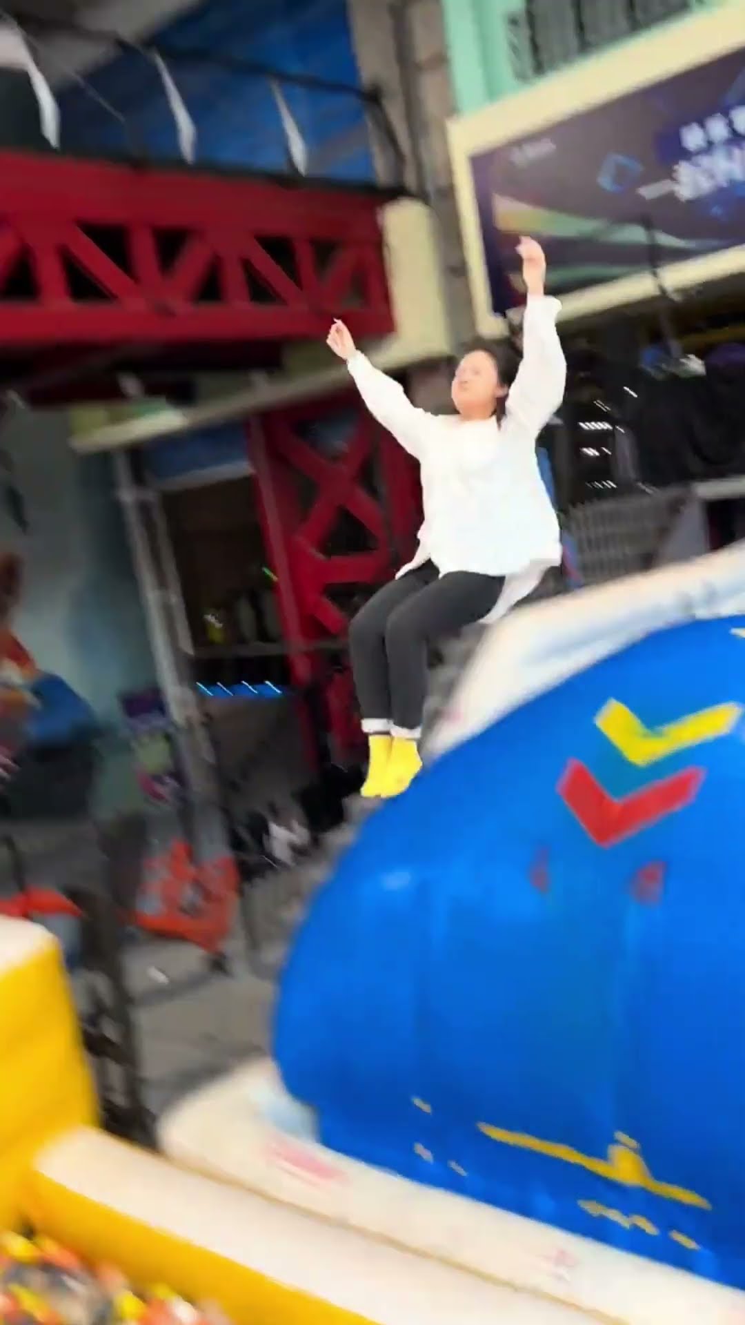 ThisTrampoline Is So?? Fun! Why Didn't We Just Start Jumping Around Like This When We Were Kids