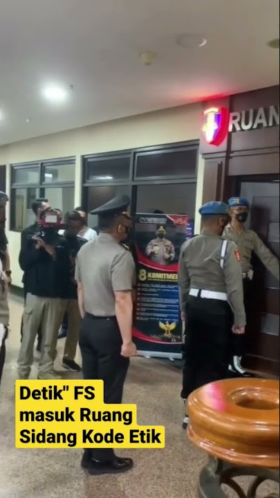 Detik' F.S masuk Ruang sidang #shorts #ferdysambo #polri #sidang