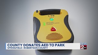 AED donated to Springfield TN park