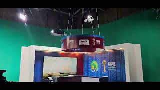 Countdown to kick-off ⏳⚽ The modern ZBCtv studio is all set for tonight’s AFCON clash in Morocco.