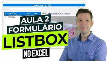 Formulário VBA com ListBox - Aula 2
