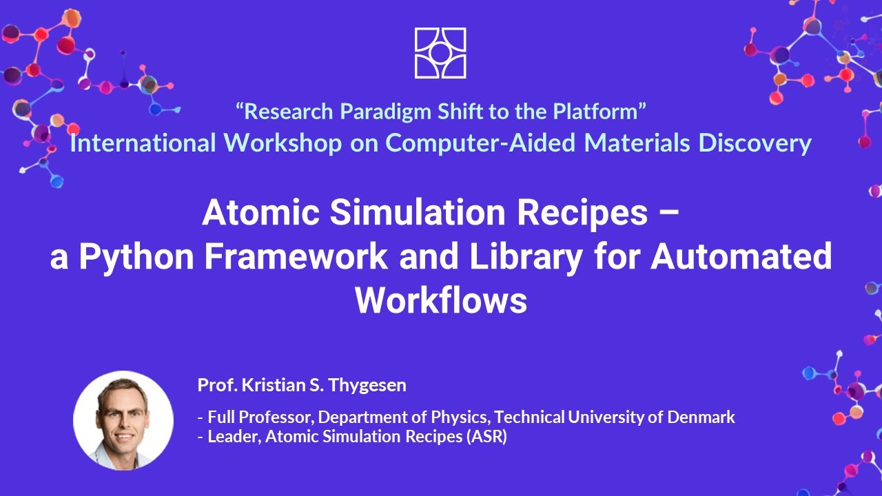 Atomic Simulation Recipes: a Python Framework and Library for Automated ...