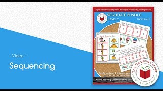 'Sequencing' Activity - How To Teach Preschool Level Sequencing - Reading Corner Online