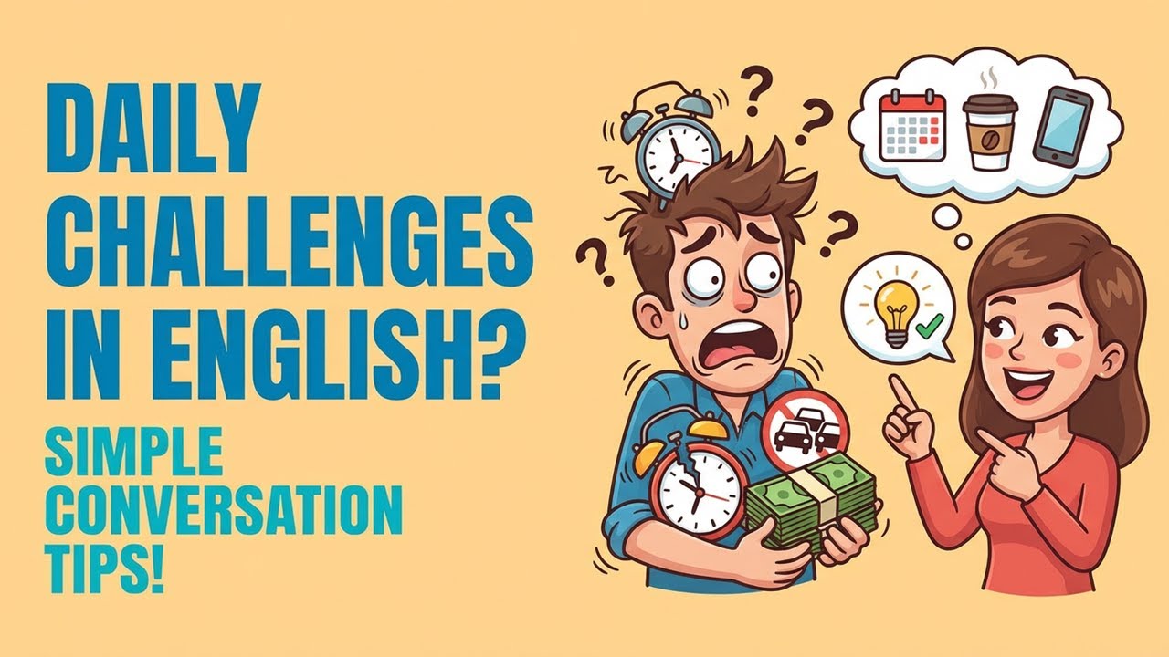 How to Describe Your Daily Challenges in Simple English | Shadowing Practice