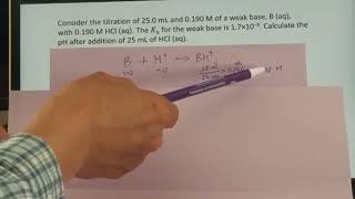 Practice problem 23 - Acid-base titrations