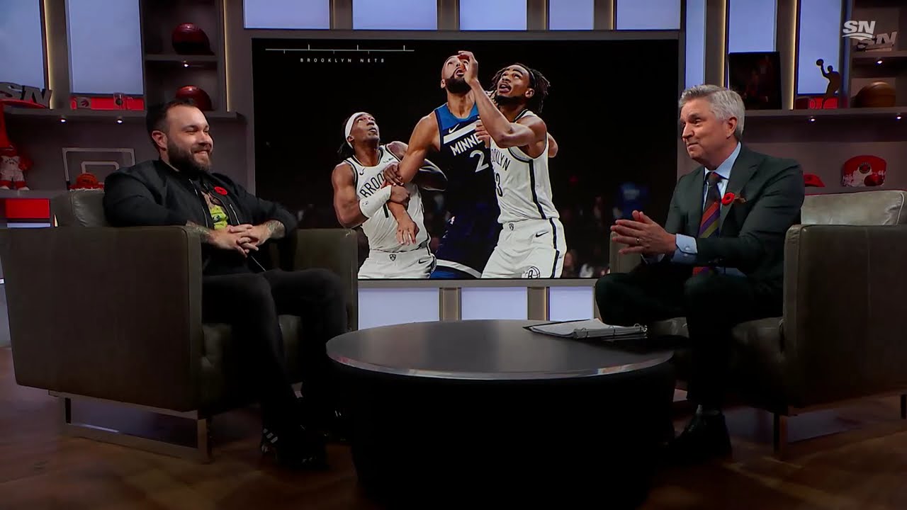 Blake Murphy on Sportsnet Raptors pregame broadcast