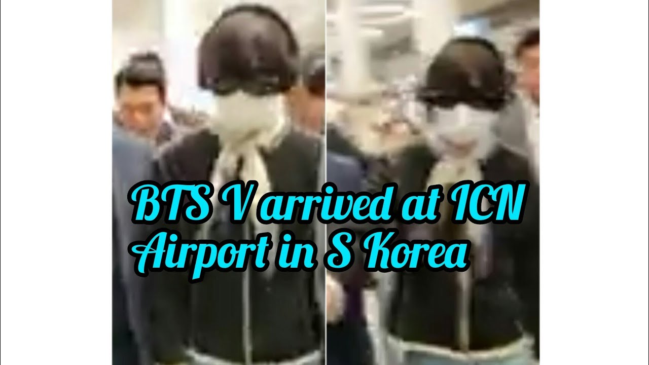 BTS V arrived at ICN Airport in South Korea #bts #v #taehyung 23.05.27