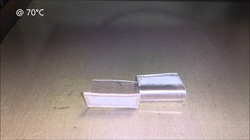 50% PLLA/50% PMMA - Triple Shape Memory Demo