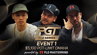 Pot Limit Omaha is BACK! Bryce Yockey Leads PGT PLO Event #1 Live Stream with $161,700 Top Prize