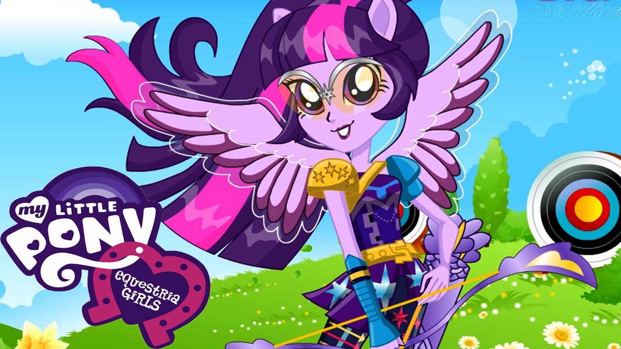 Equestria Girls Twilight Archery Style Dress Up Game - YouTube