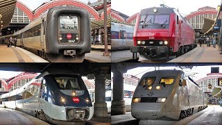 [København H] Trains In Copenhagen / コペンハーゲンを発着する列車