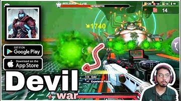 Devil War: 3D Offline FPS Game gameplay for Android and iOS 2022 | devil war full review 2022