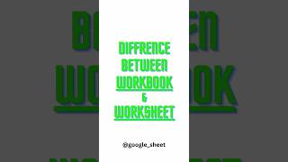 Unraveling the Workbook vs. Worksheet Mystery! 📚📄 #googlesheets #googlesheetstutorial #spreadsheets