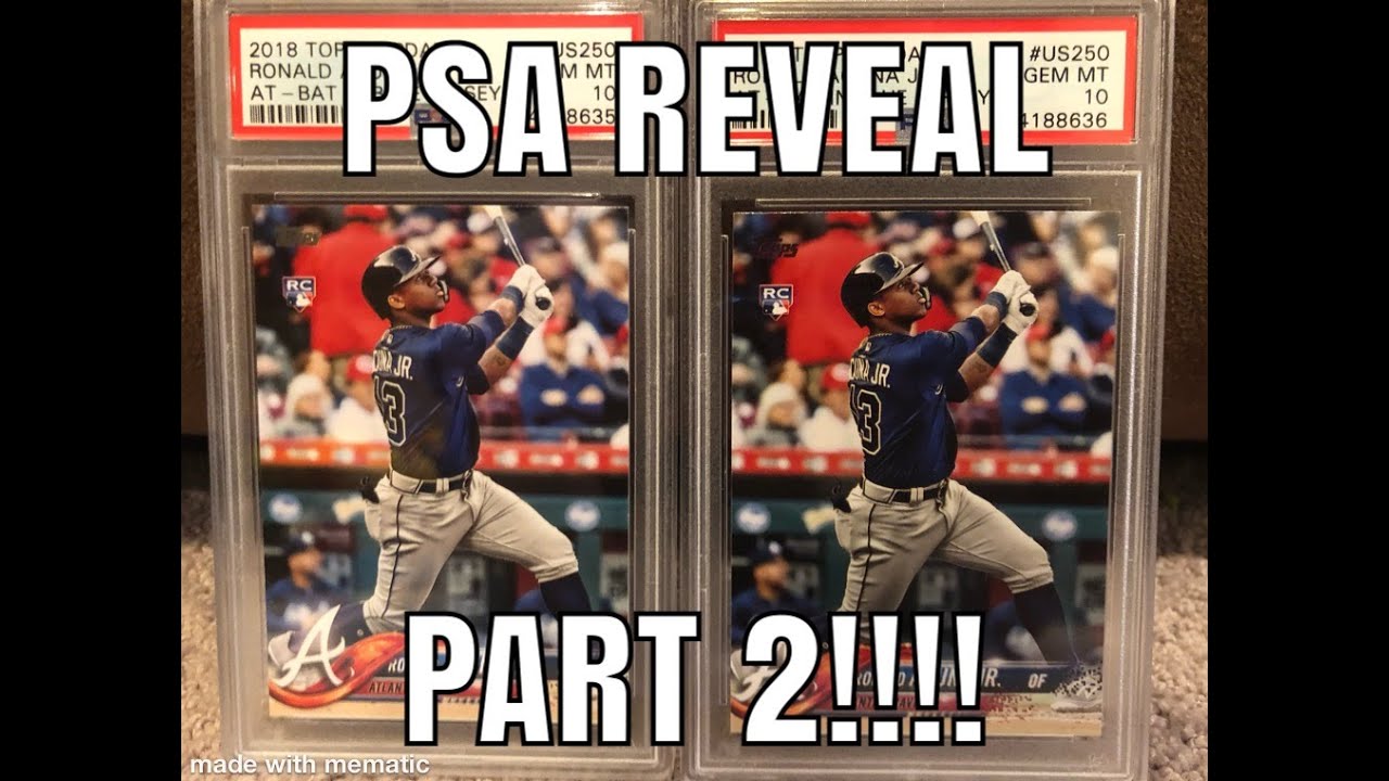 122 Baseball Card PSA Reveal - Modern and Vintage! - Part ...