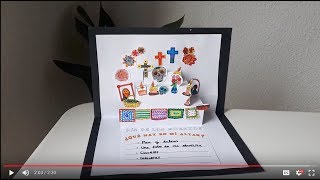 Altar "Día de los Muertos" Handicraft for kids. How to make a Day of the Dead Altar