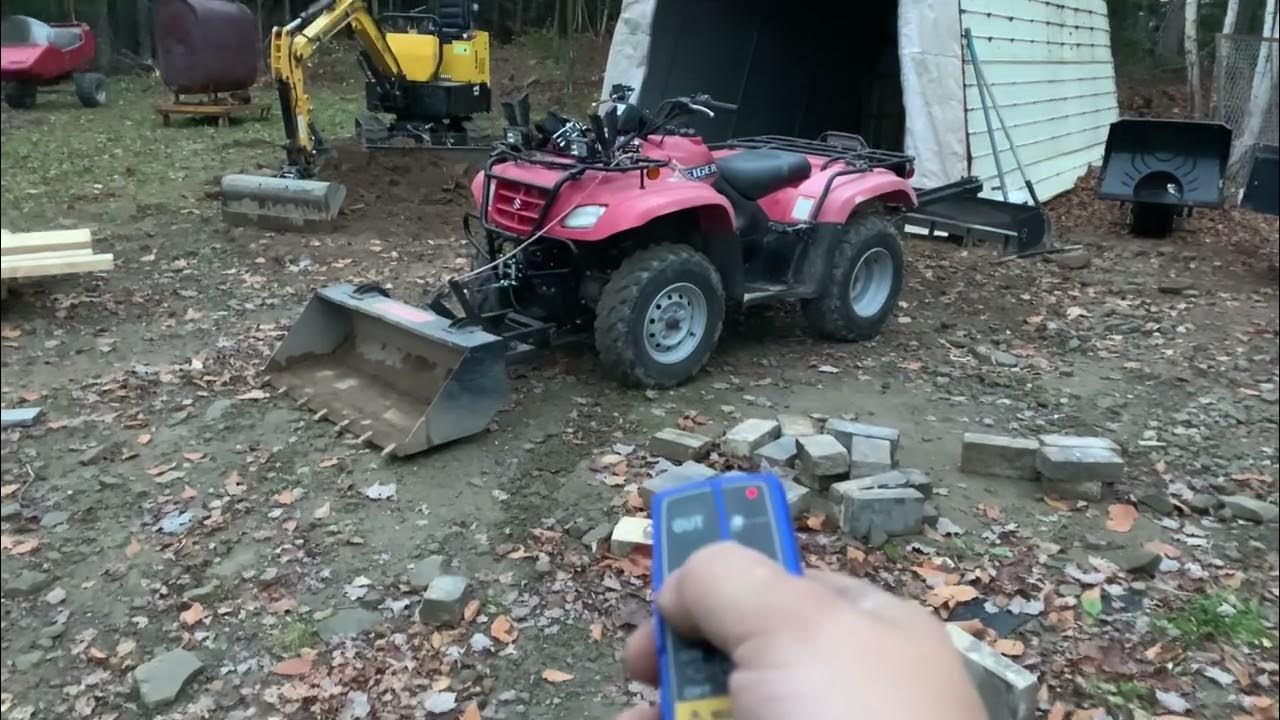 Upgraded the swisher atv bucket with wireless remote YouTube
