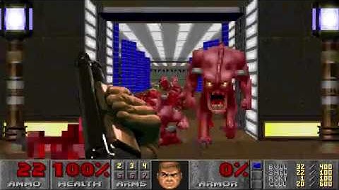 Final Doom: TNT Evilution MAP 12: Crater (100%)
