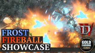 Frost Fireball Sorcerer Build Lookiong Good in Season 4. Max Attack Speed Frozen Orb Fireball Build