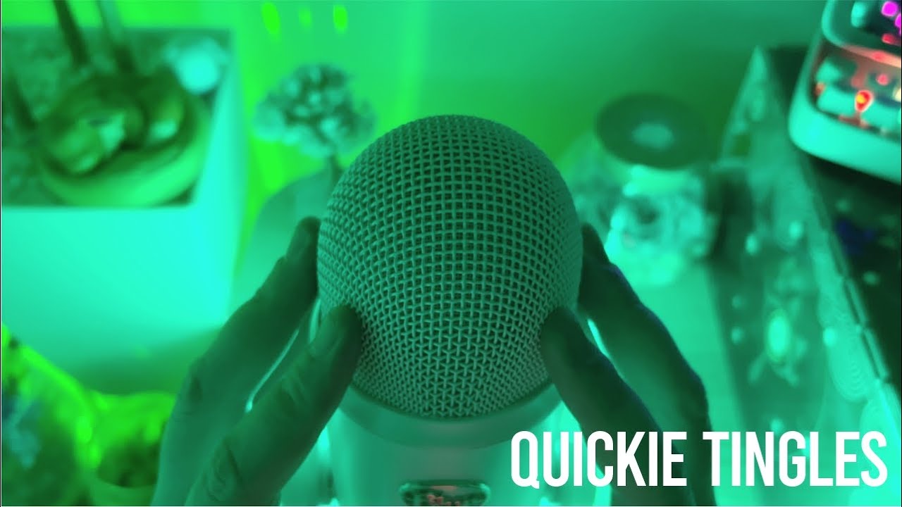 ASMR Quickie Tingles [Slow Mic Rubbing Only] | NO TALKING - YouTube