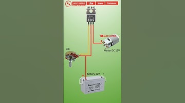 Pengatur Kecepatan Motor DC #shorts #listrik #electrical #electricalshorts #electricaltips