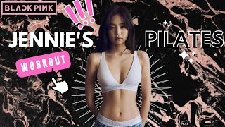 Blackpink Jennies Pilates Workout | Kpop Idol Workout