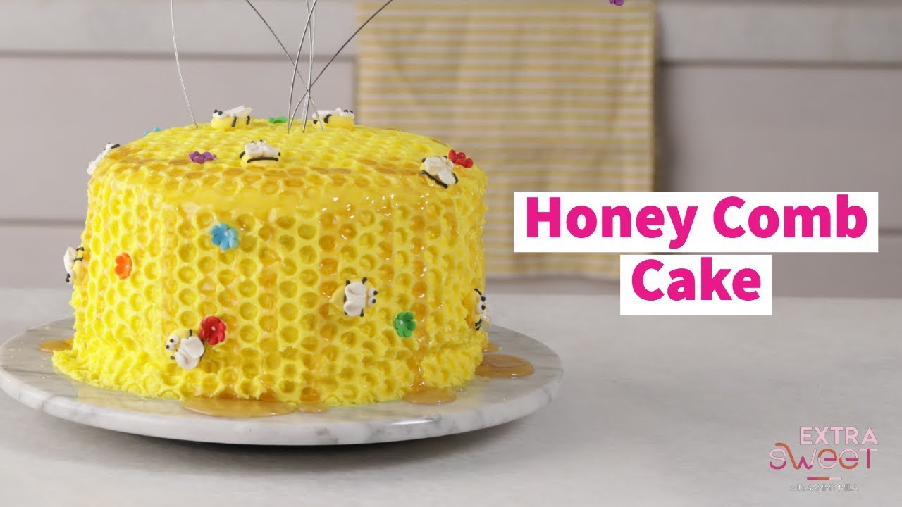 How to Make a Honeycomb Bee Cake from Cookies Cupcakes and Cardio 