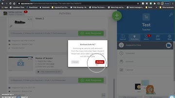 Archiving Seesaw Activities