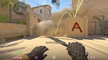 CS2 Mirage Stairs and Jungle Smokes (Same Spot)