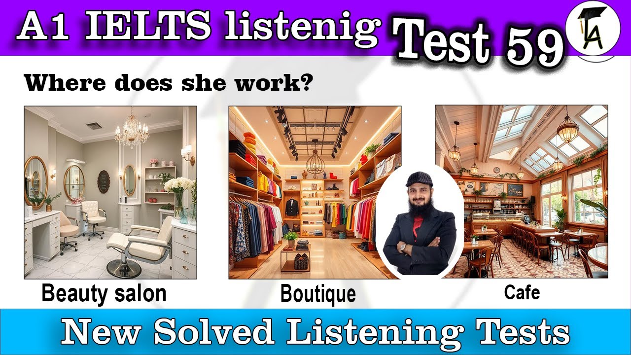 A1 IELTS Life Skills Listening 59 с ответами: Новый тест по аудированию: IELTS UKVI