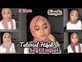 Tutorial Hijab Segi Empat Simple