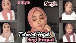 Hijab Segi Empat Simple Sehari-hari (6 style) - Durasi: 3.55. 